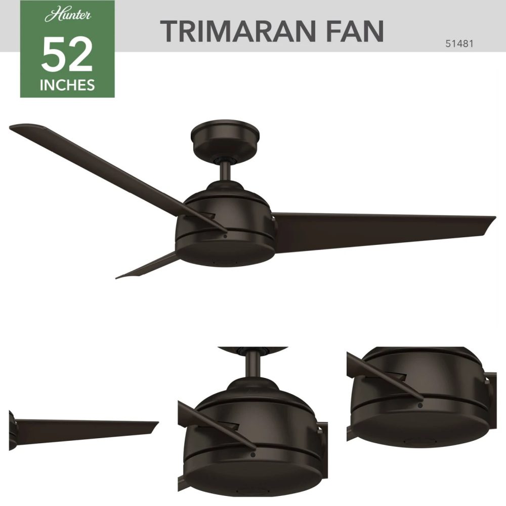 51481 トリマラン　プレミア　ブロンズ　Trimaran　　ハンターシーリングファン画像