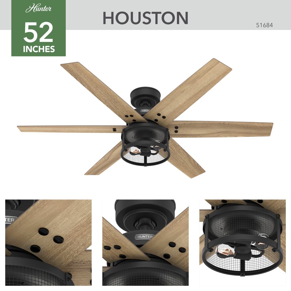 51684 ヒューストン　ハンターシーリングファン　ライト　画像　ハンターストア㈱　Houston 