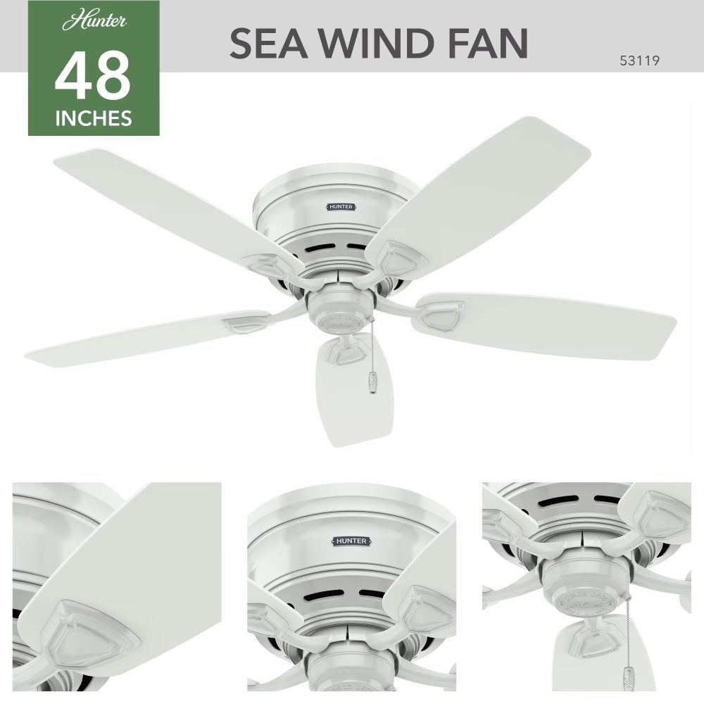53119　シーウィンドウ Sea-Wind ハンターシーリングファン画像　ハンターストア