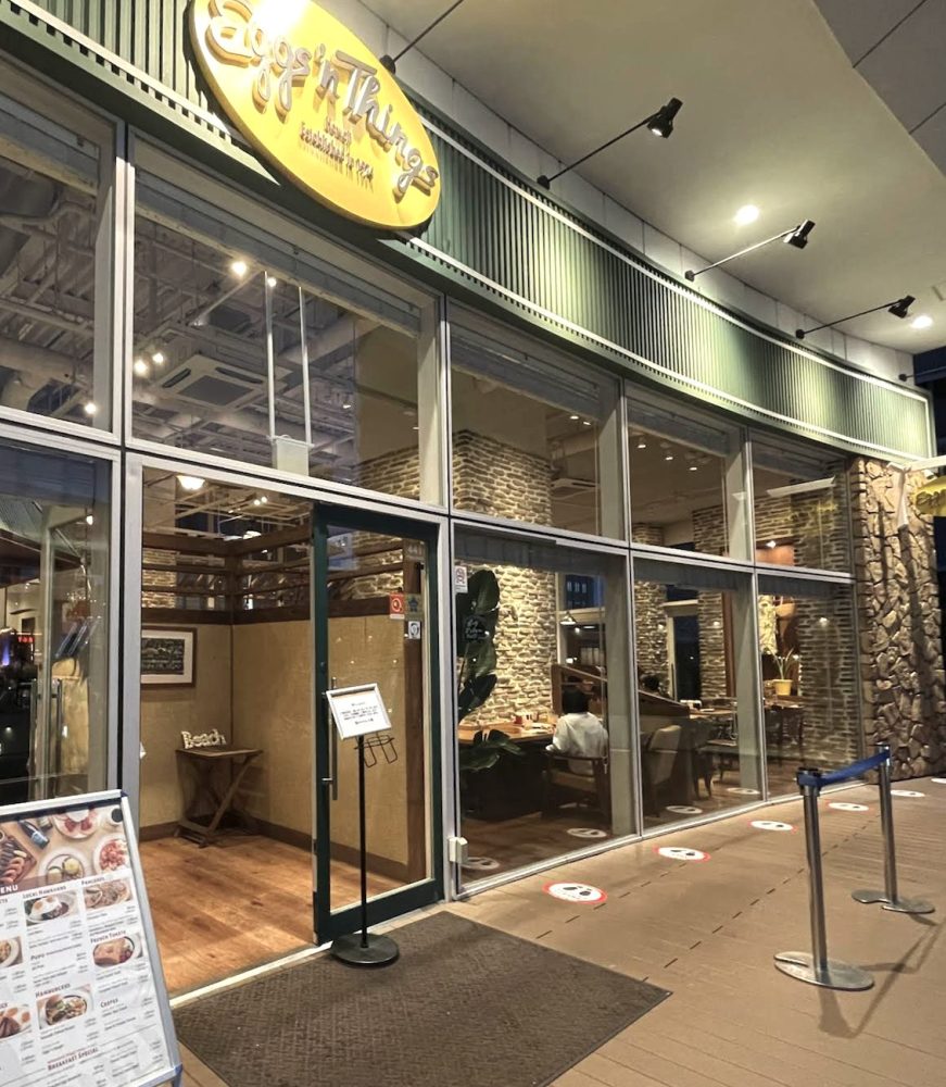 ハンターシーリングファン　グランドケイマン　設置　画像　Eggs 'n Things ラゾーナ川崎店