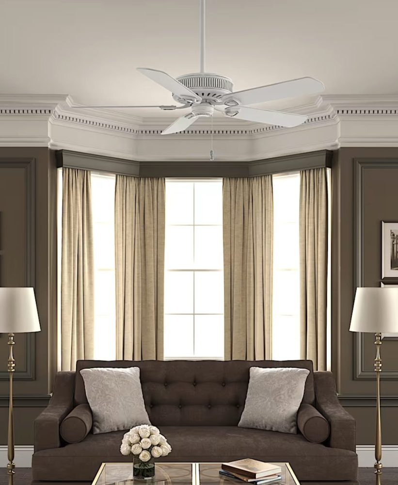 カサブランカ　シーリングファン　画像　Ainsworth 54 inch　White | Item 54000 